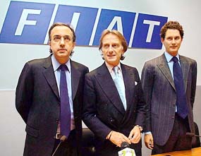 Sergio Marchionne, Luca di Montezemolo és John Elkann